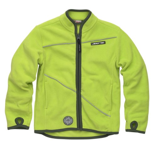 Lego Wear Jungen Jacke 12738 SILAS 610 - CARDIGAN (FLEECE), Gr. 128, Gr&uuml;n (GREEN 848) Preisvergleich