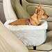 Small Console Pet Car Seat - Grey