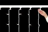 25ct Warm White Twinkling LED Wide Angle Christmas Light Set 4 Light Curtain