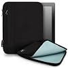 CaseCrown Faux Suede Zip Sleeve Case (Black) for iPad 4th Generation with Retina Display, iPad 3 & iPad 2