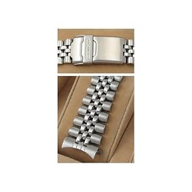 Seiko Original Stainless Steel Jubilee Watch Band 22mm and Genuine Seiko Spring Bars