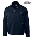 NFL Seattle Seahawks Men's CB WeatherTec Whidbey Jacket, Large, Navy Blue at Amazon.com