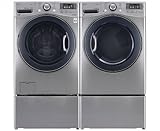 POWER PAIR SPECIAL-LG Turbo Series ultra Large Capacity Laundry System With Steam Technology (WM3570HVA_DLEX3570V_WDP4V X 2) *GRAPHITE STEEL COLOR*