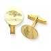 14K Baltimore Ravens Logo w/Name Disc Cuff Links