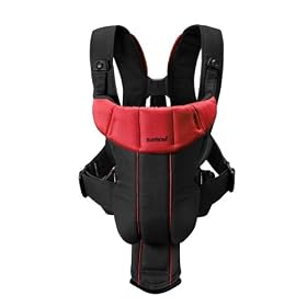 BabyBjorn Active Baby Carrier (Black and Red)