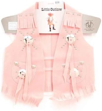 M & F Western Girls' Faux Suede Cowgirl Vest