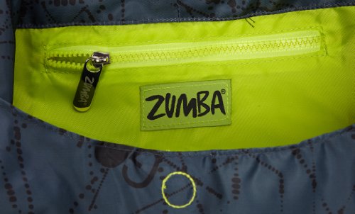 Zumba Fitness Fringetastic Tassel Satchel Bag, Dark N Dirty Slate, One Size