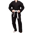 Judo / Jiu-Jitsu / Aikido Piranha Gear Gi Uniform (Double Weave), Black