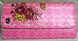 ED HARDY BY CHRISTIAN AUDIGIER PINK WALLET / CLUTCH ROSES W/ SWAROVSKI CRYSTAL DETAILED BLING Reviews ED HARDY BY CHRISTIAN AUDIGIER PINK WALLET / CLUTCH ROSES W/ SWAROVSKI CRYSTAL DETAILED BLING Reviews