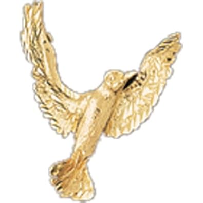 Cheap Girls Jewelry Dazzlers Solid 14k Gold Bird Charm Pendant Available in three colors from jewelsberry (weights: 6.4 grams only) For Sale
