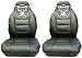 Bucket Seat Covers Vinyl - NFL Football - Oakland Raiders - Pair