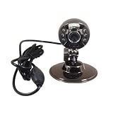Buy PS2 for Cheap ps2 Hootoo Y101 Webcam 8 0m 6 LED Light Black Windows 98 me 2000 xp vista Linux Personal Computers ps2