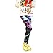 Vktech® Sexy Tight Funky Punk Leggings Fashion Graffiti Splash-ink Slim Pants Women