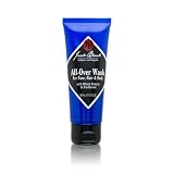 Jack Black All-Over Wash for Face, Hair & Body with Wheat Protein & Panthenol Bath And Shower Gels