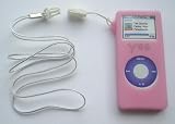 Elekratek Ipod Nano Pink Silicone Skin/Case/Holder/Cover with Neck Strap [ PINKSNCO_IPN ]