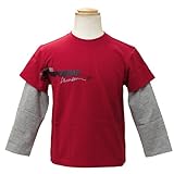 [アルマーニジュニア] ARMANI JUNIOR レイヤード 長袖Tシャツ NXH842CRED 7Aサイズ