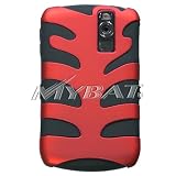 417shyhZ6KL. SL160  Solid Black Silicone Skin and Titanium Red Fishbone Snap On Cover Hard Case Cell Phone Protector for BlackBerry Curve 8300 8310 8320 8330