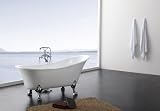 Freistehende Badewanne PARIS ACRYL BS-830 176×71 weiß inkl. Ab/ Überlauf