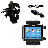 Magellan Maestro 3210 Auto Vent Holder with Car Charger - Uses Gomadic TipExchange