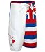 No Fear Men's FLAG OF HAWAII BOARDSHORT- White