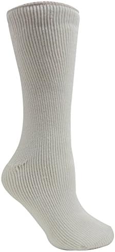 Heat Jammer Womens Thermal Brushed (3x Warmer) Socks (CREAM)