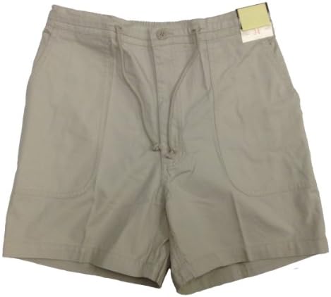 Weekender The Original Deck Elastic Waistband Back Rugged Cotton Mariner Cloth Shorts in Sand - 40