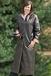 Women's Full Length Lyn Napa Leather Coat