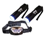 Rolson 61762 9-LED Torch and 3-LED He...