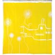 Kikkerland Yellow Submarine Shower Curtain, 72-Inch by 72-Inch