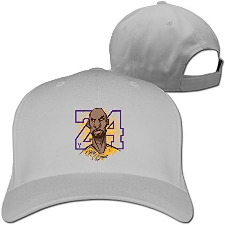 Baseball Cap Kobe Bryant Adjustable Womens Snapback Unisex Ash