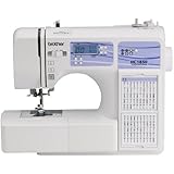 Brother HC1850 Computerized Sewing and Quilting Machine with 130 Built-in Stitches, 9 Presser Feet, Sewing Font, Wide Table, and Instructional DVD