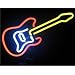 Electric Guitar Neon Sculpture