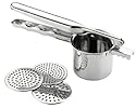 Stainless Potato Ricer with 3 discs