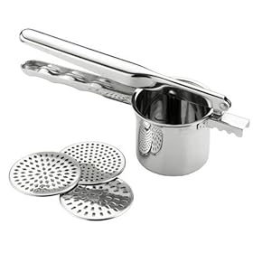 Stainless Potato Ricer with 3 discs