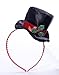 Christmas Mini Top Hat With Mistletoe Costume Headband