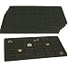 7 Black 24 Slot Coin Jewelry Showcase Display Tray Inserts