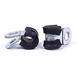 6 ミリメートル epdm ゴム並ぶ p クリップクランプ ケーブル燃料ホース ガソリン パイプ実用# 60703