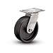 Albion 16 Series 4" Diameter Polypropylene Wheel Medium Heavy Duty Zinc Plate Swivel Caster, Roller Bearing, 4-1/2" Length X 4" Width Plate, 450 lbs Capacity (Pack of 4)
