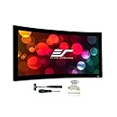 Elite Screens Lunette 2 Series, 135-inch 16:9, Curved Fixed Frame Home Theater Projection Screen, Model: CURVE135WH2