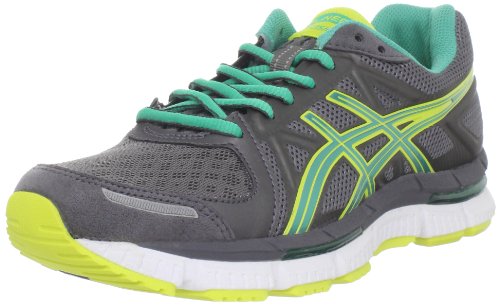 ASICS Women's Gel Neo33 Running Shoe,Titanium/Emerald/Lemon Chrome,9 M US