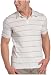 French Connection Men's Fete Stripe Short Sleeve Polo