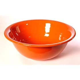 Mamma Ro 10.5 Inch by 4.2 Inch Pasta Serving Bowl, Orange by Mamma Ro