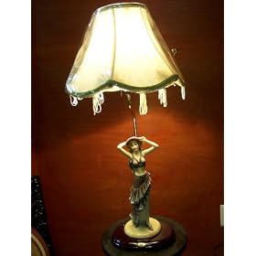 European Lady Lampshade -- 30"