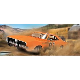Scalextric C3044 1969 Dodge Charger 'General Lee' Dukes of Hazzard 1:32 Scale American High Detail Slot Car