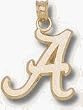 Univ Of Alabama Bb Script "A" 5/8" Charm/Pendant