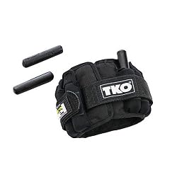 TKO 205AWP-BK Pair of Adjustable Wrist / Ankle Weights (2.5 lb. each), Black