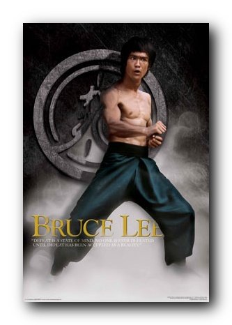 Bruce Lee Poster 24X36 Smoke Stance Martial Art 24775