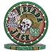 Nevada Jacks Casino Ceramic Poker Chips Sample Set - 9 New Chips