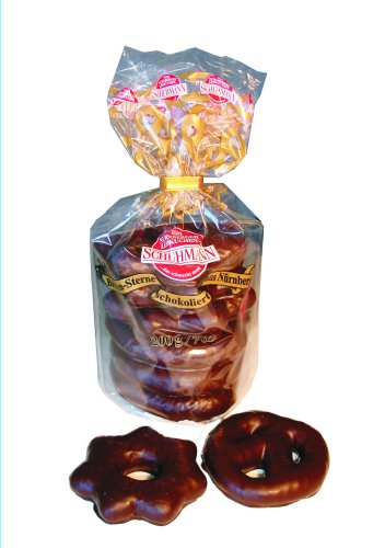 Schuhmann Bittersweet Chocolate Pretzels And Stars, 7-Ounces (Pack of 6) by Schuhmann