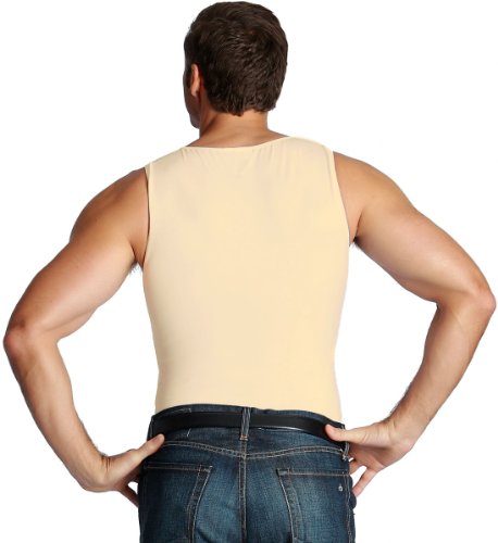 Insta Slim Nude Muscle Tank Men's Firming Compression Under Shirt (XL)
